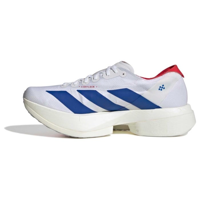 adidas Adizero Adios Pro 4 - Mens Racing Shoes - Cloud White/Team Royal Blue/Pure Ruby