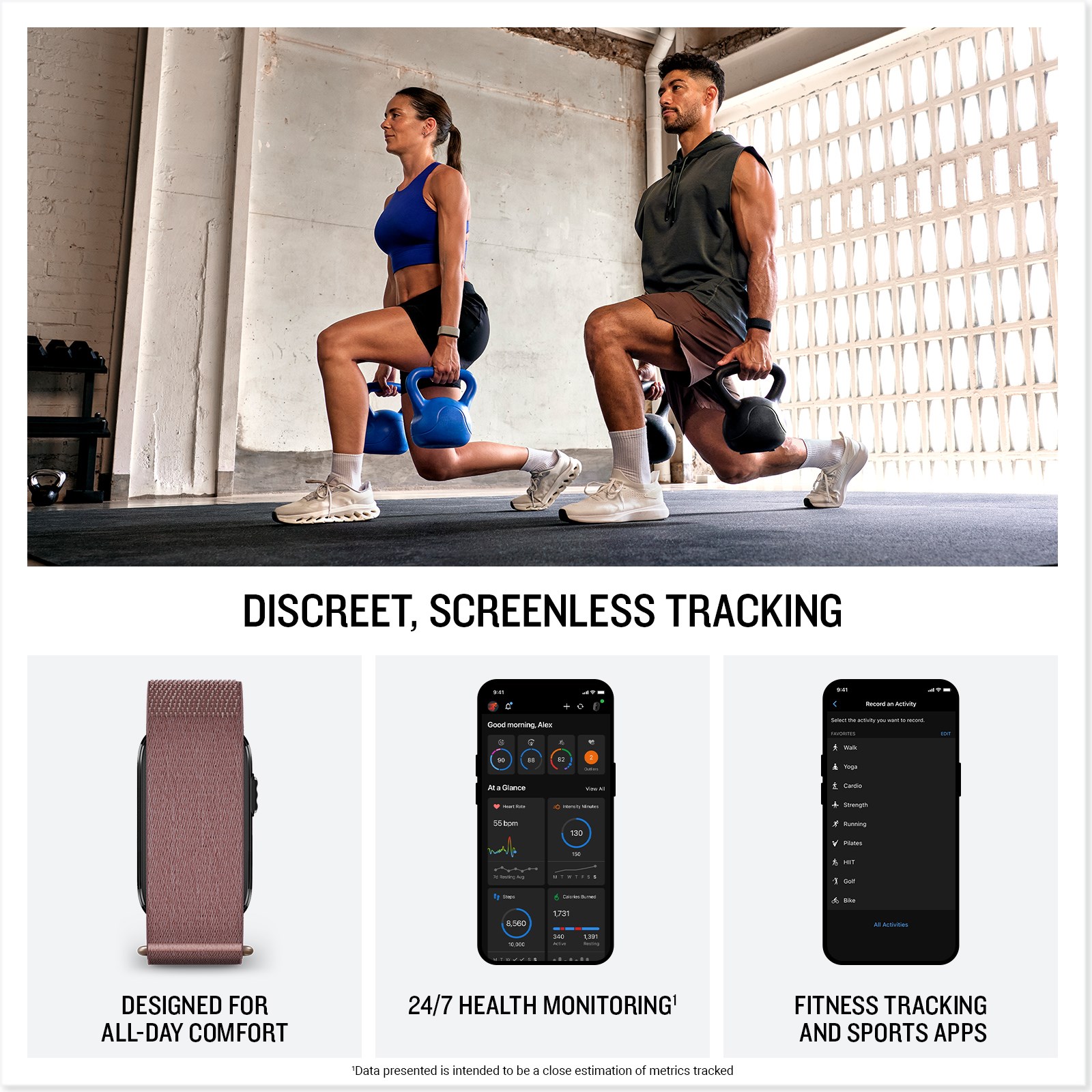Garmin Cirqa Smart Band - Mauve - image 7