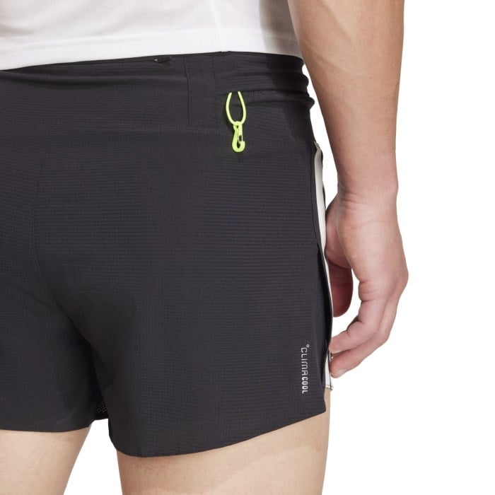 adidas Adizero Mens Running 5 Inch Gel Pocket Shorts - Black