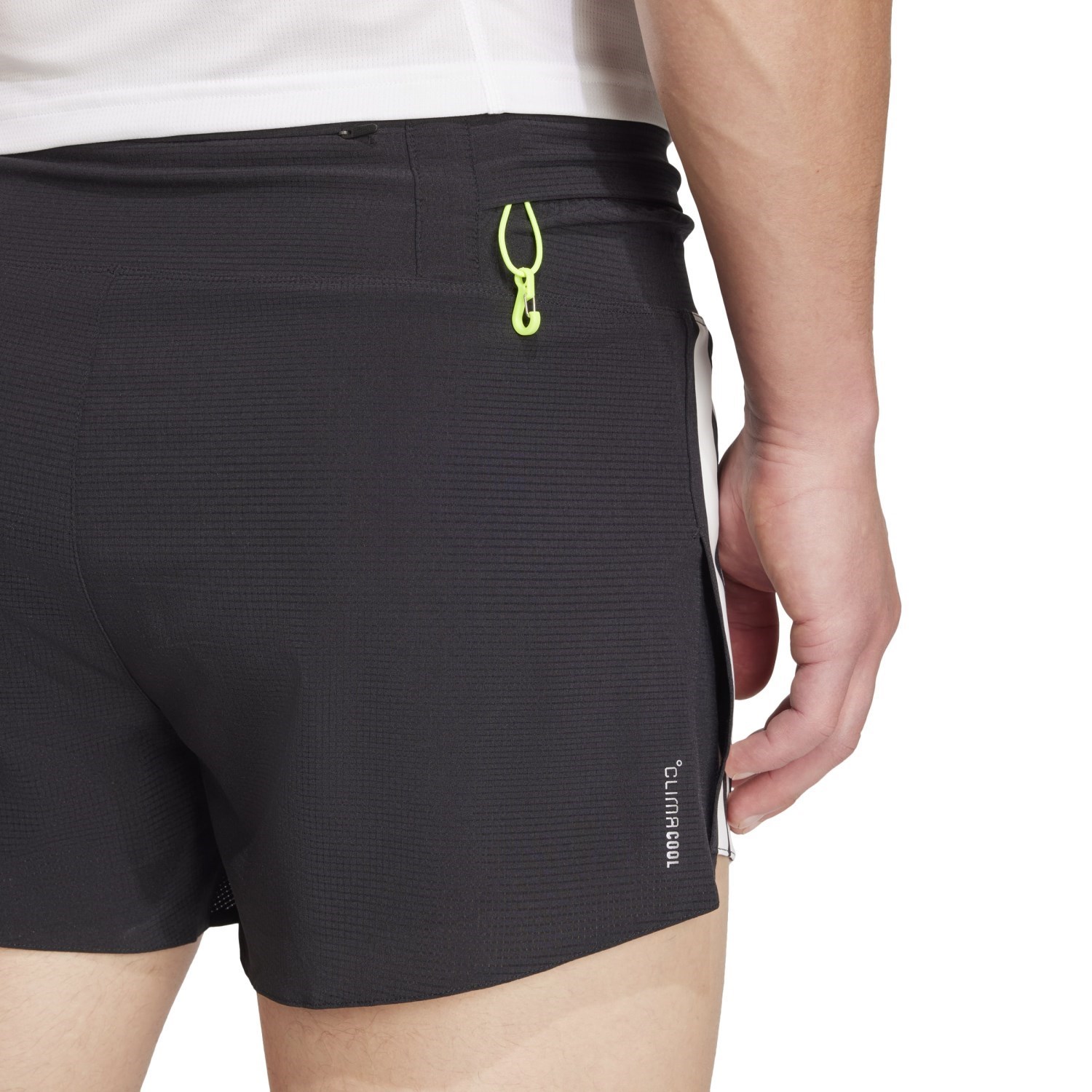 adidas Adizero Mens Running 5 Inch Gel Pocket Shorts - Black