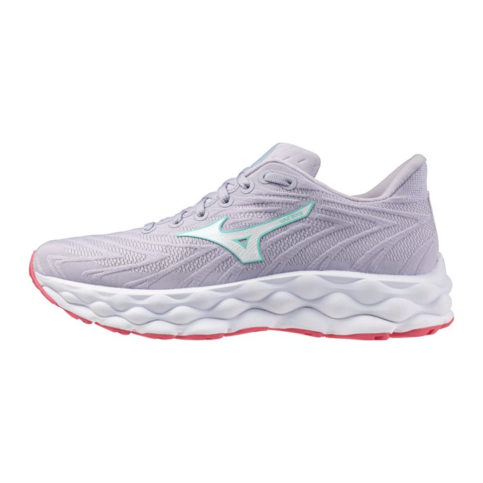 Mizuno Wave Sky 8 - Womens Running Shoes - Thistle/White/Camellia Rose