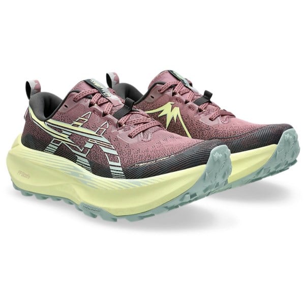 Asics Trabuco Max 4 - Womens Trail Running Shoes - Purple Oxide/Cold Moss
