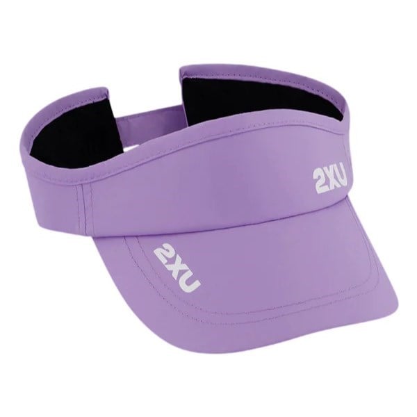 2XU Run Visor - Grape Fizz/White