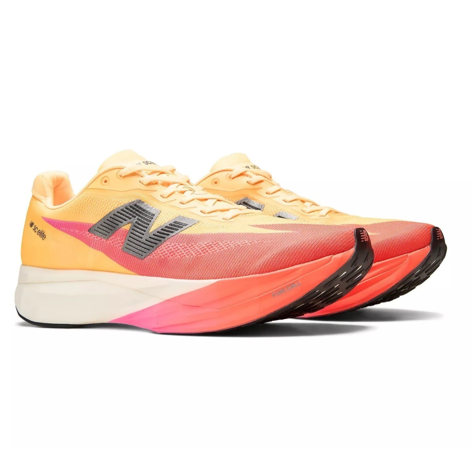 New Balance FuelCell Supercomp Elite v5 - Mens Racing Shoes - Tangerine Heat/White Peach