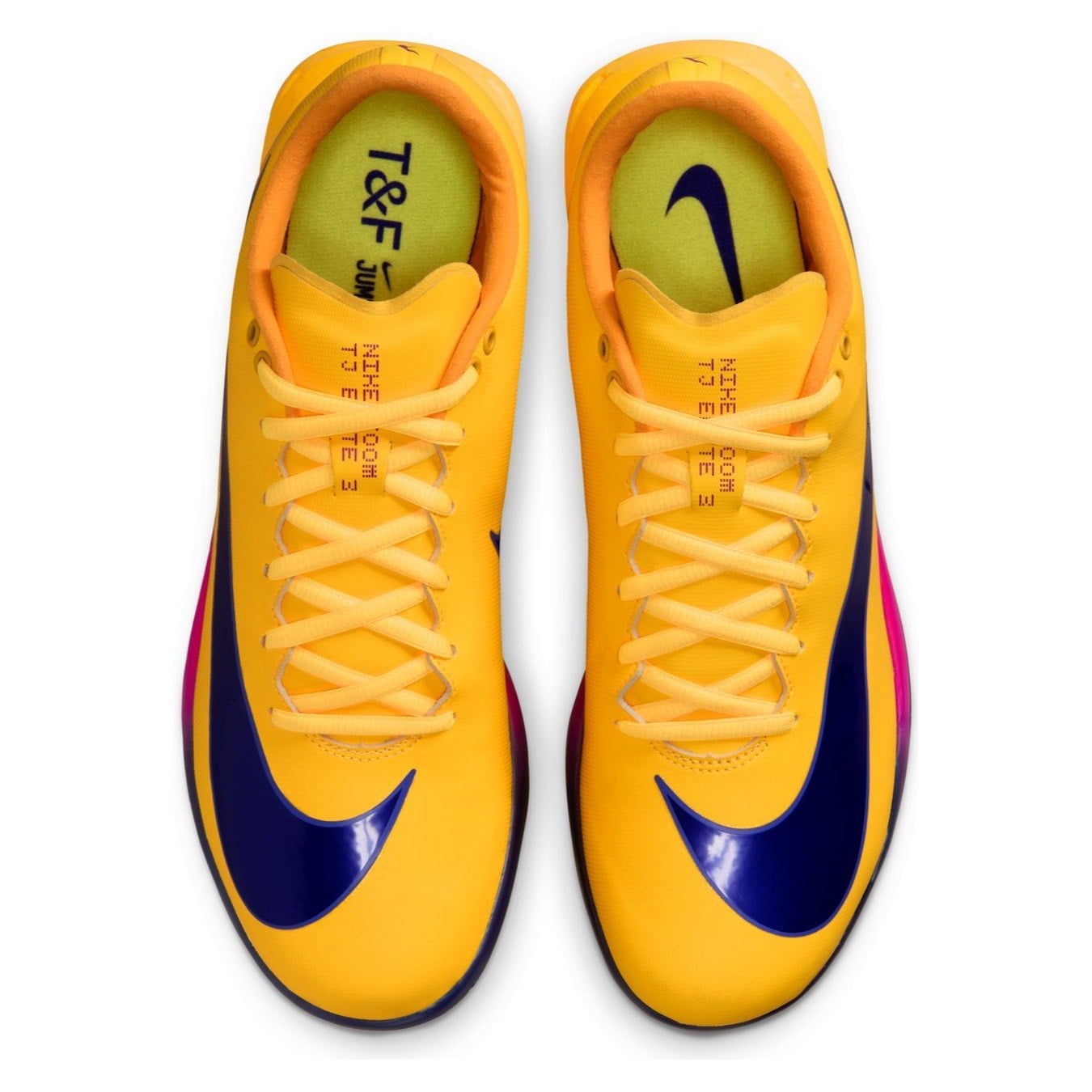 Nike Triple Jump Elite 3 - Unisex Jumping Spikes - Citron Pulse/Indigo Burst/Volt Ice