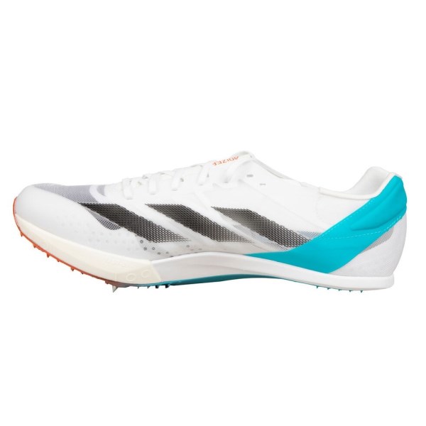 Adidas Adizero Prime SP 2 - Unisex Track Sprint Spikes - White/Core Black/Lucid Cyan