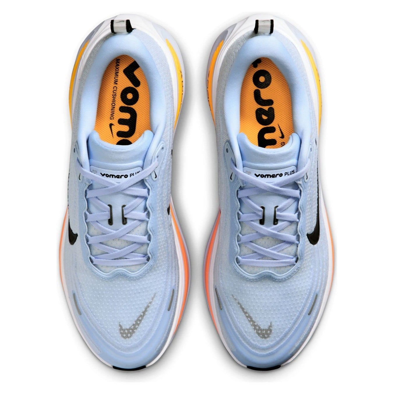 Nike Vomero Plus - Mens Running Shoes - Hydrogen Blue/Black/White/Total Orange