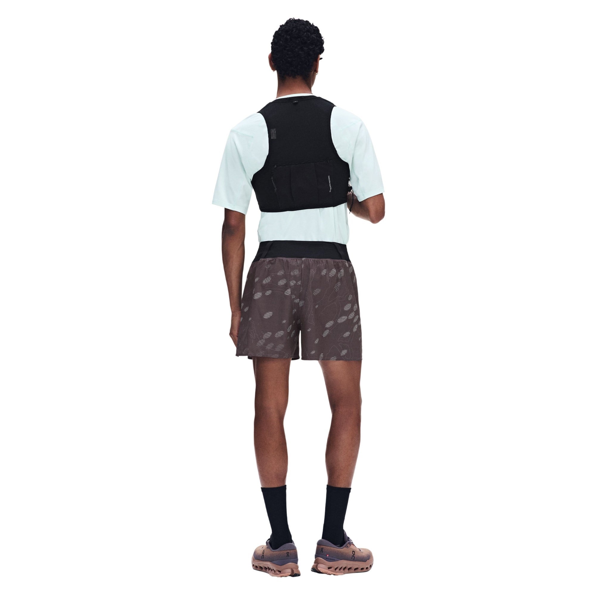 On Mens Trail Running Shorts - Mulberry - image 3