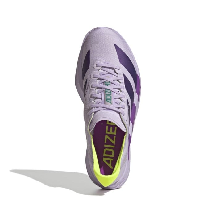 adidas Adizero Adios Pro 4 - Womens Racing Shoes - Purple Tint/Solar Purple/Signal Green - image 3