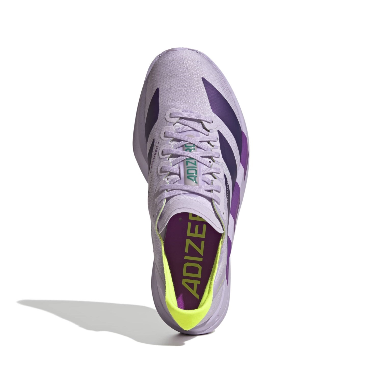 adidas Adizero Adios Pro 4 - Womens Racing Shoes - Purple Tint/Solar Purple/Signal Green - image 3
