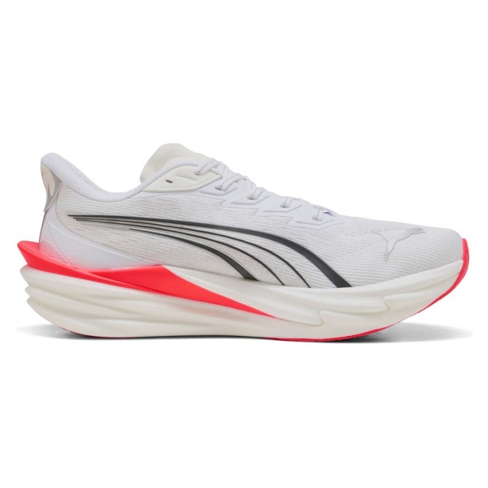 Puma Deviate Nitro 4 - Mens Running Shoes - White/Ultra Red - image 2