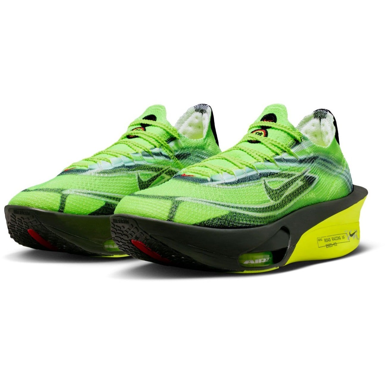 Nike Alphafly 3 Ekiden - Mens Road Racing Shoes - Multi-Color/Black/Volt/White