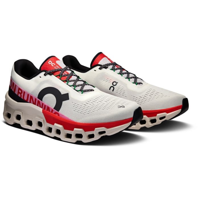 On Cloudmonster 2 - Mens Running Shoes - Ivory/Silver