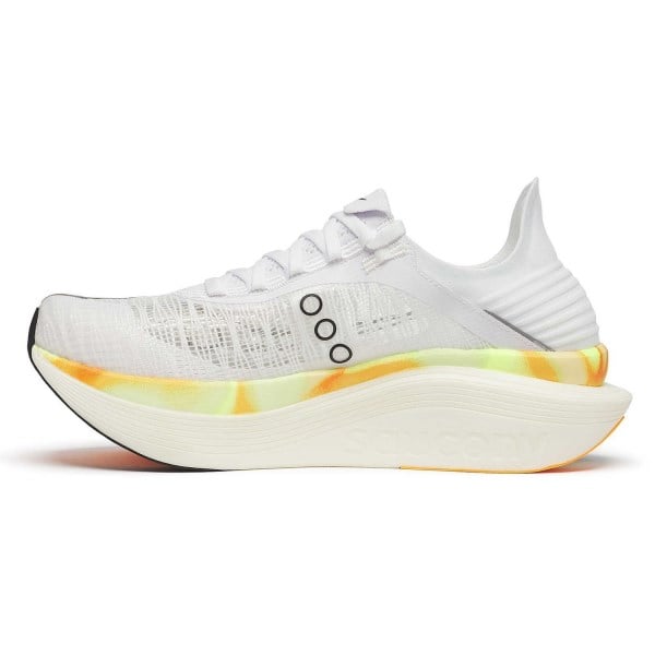 Saucony Endorphin Elite 2 - Unisex Racing Shoes - White/Peel