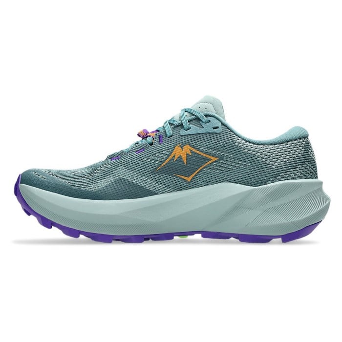 Asics Trabuco 14 - Womens Trail Running Shoes - Foggy Teal/Radiant Amethyst - image 3