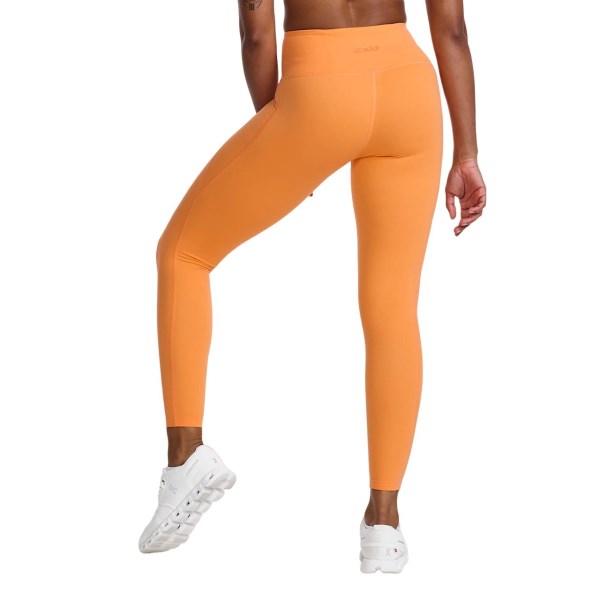 2XU Form Hi-Rise Womens Compression Tights - Nectarine/Nectarine