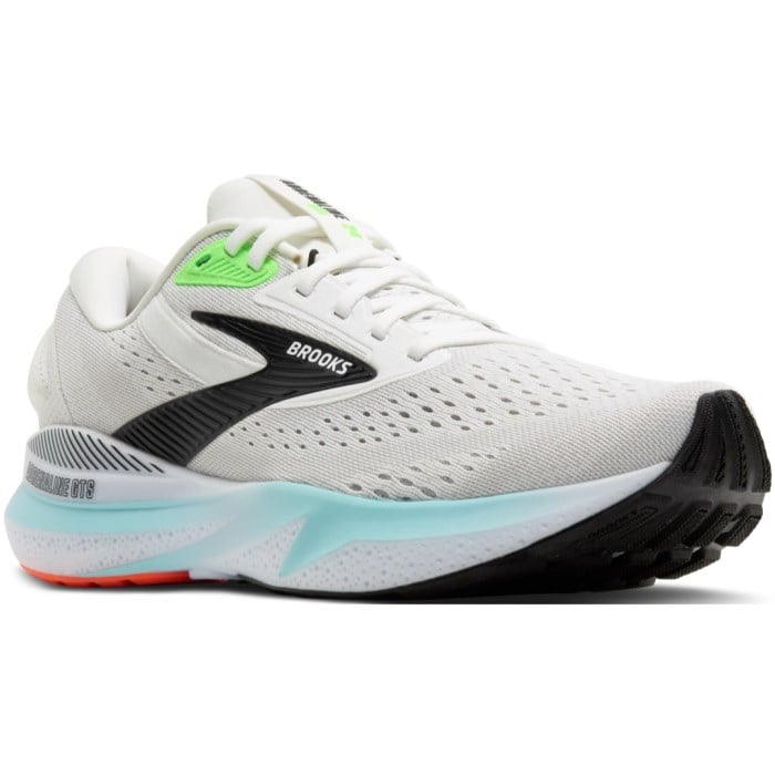 Brooks Adrenaline GTS 24 - Mens Running Shoes - White/Gecko/Atomizer