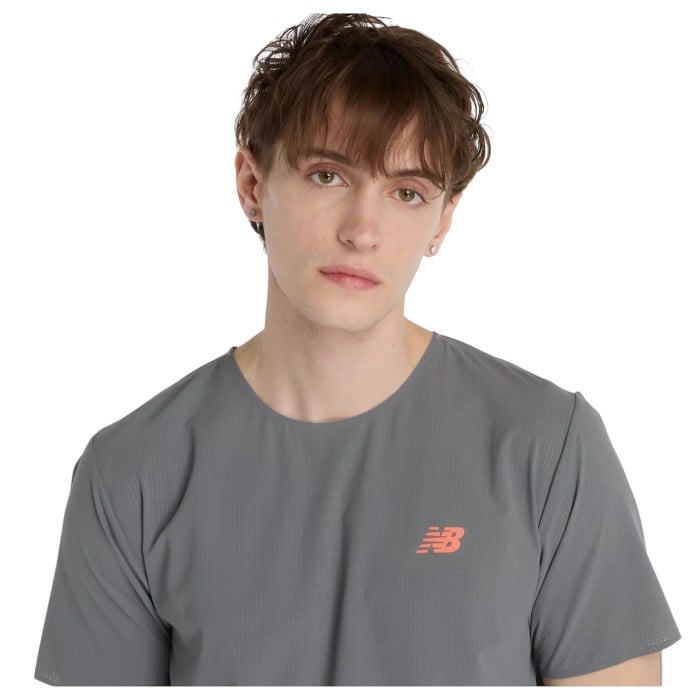 New Balance Race Day Mens Ultralight T-Shirt - Urgent Red