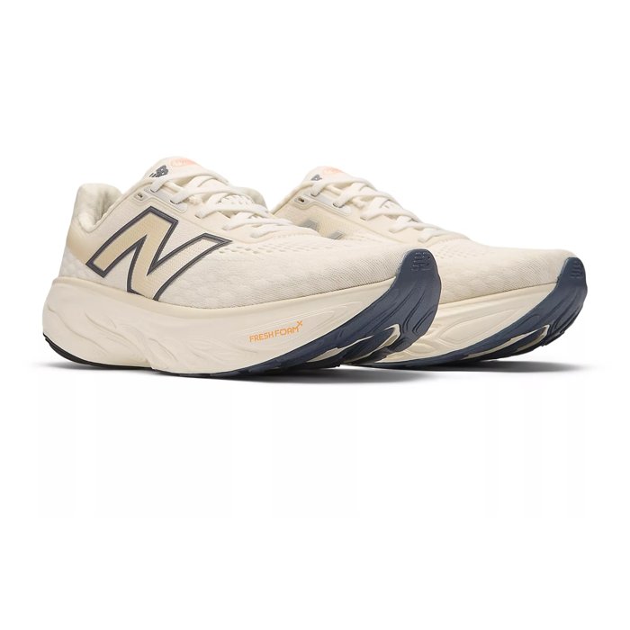 New Balance Fresh Foam X 1080v14 - Womens Running Shoes - Sea Salt/Vintage Indigo/Hot Mango
