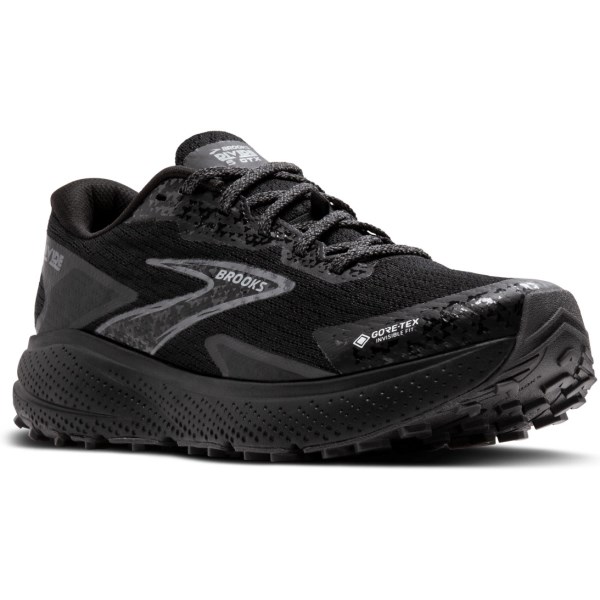 Brooks Divide 5 GTX - Womens Trail Running Shoes - Black/Alloy/Primer