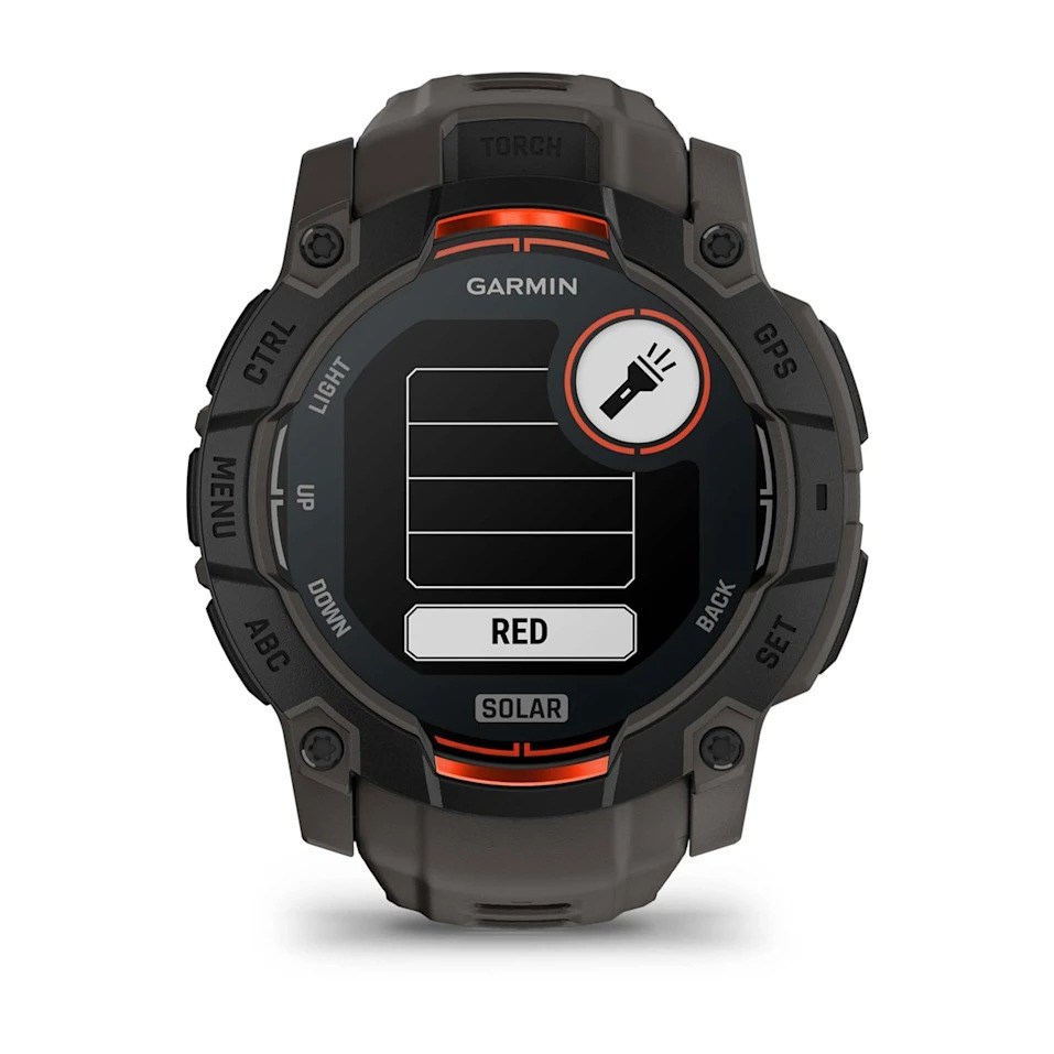 Garmin Instinct 3 50mm SOLAR Rugged GPS Smartwatch - Black/Charcoal