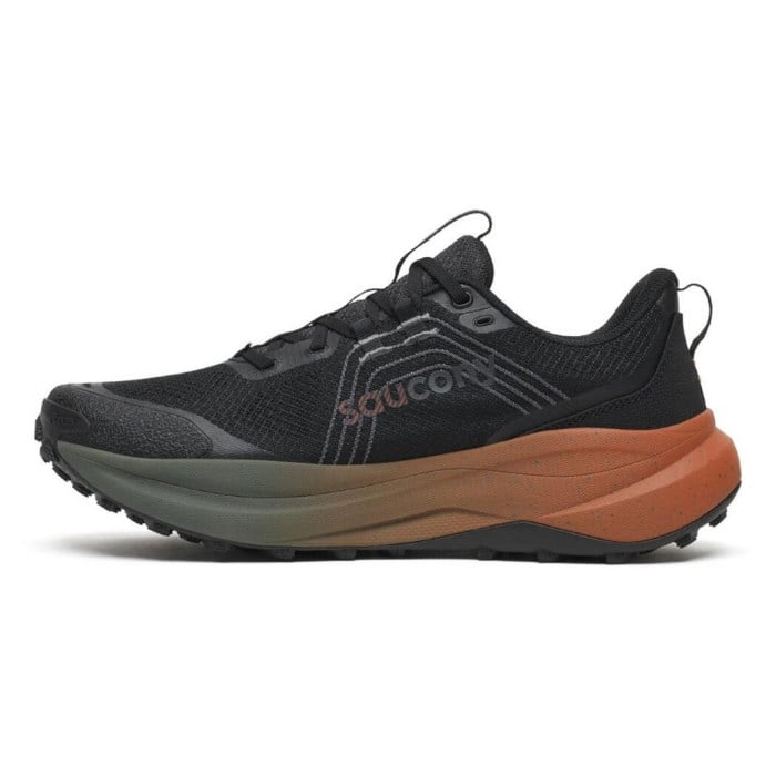 Saucony Xodus Ultra 4 - Mens Trail Running Shoes - Black/Rust - image 3