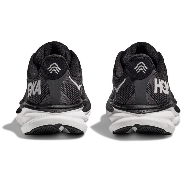 Hoka Clifton 9 - Womens Running Shoes - Black/White