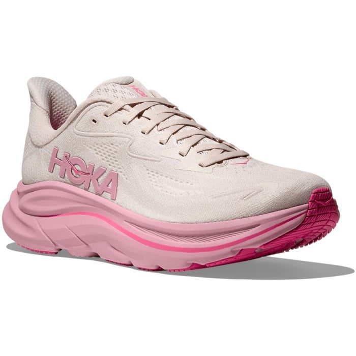 Hoka Clifton 10 - Womens Running Shoes - Rose Cream/Dried Rose