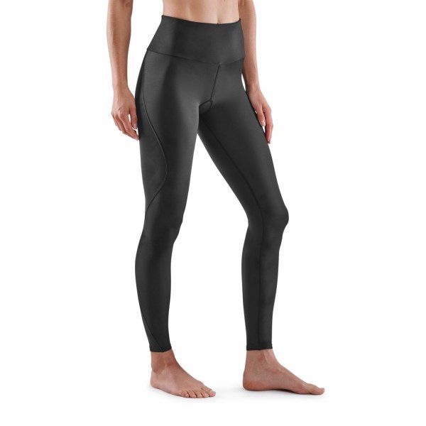 Skins Series-3 Womens Compression Thermal Long Tights - Black