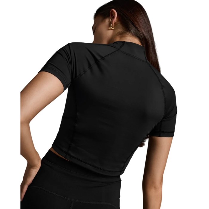 2XU Form Soft Touch 1/2 Zip Womens T-Shirt - Black/White