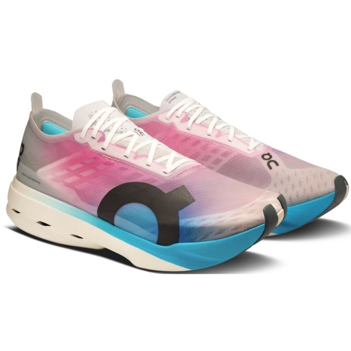 On Running Cloudboom Strike - Mens Road Racing Shoes - White/Horizon