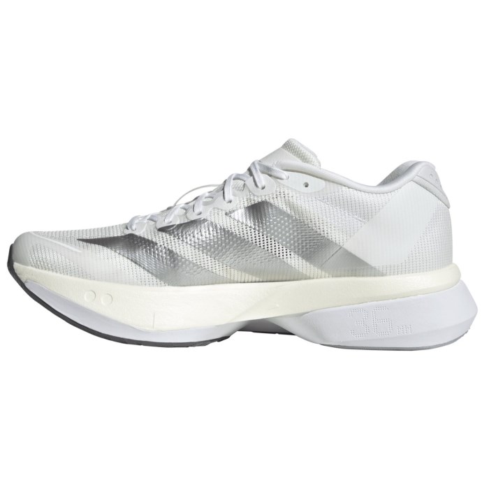 adidas Adizero Boston 13 - Womens Running Shoes - Cloud White/Matte Silver/Dash Grey