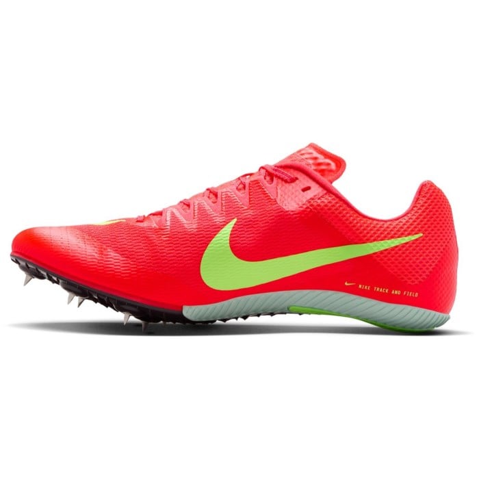 Nike Zoom Rival Sprint - Unisex Sprint Spikes - Bright Crimson/Hyper Orange/Lime Blast/Washed Coral