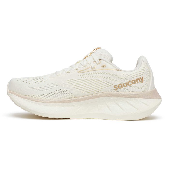 Saucony Ride 18 - Womens Running Shoes - Vanilla