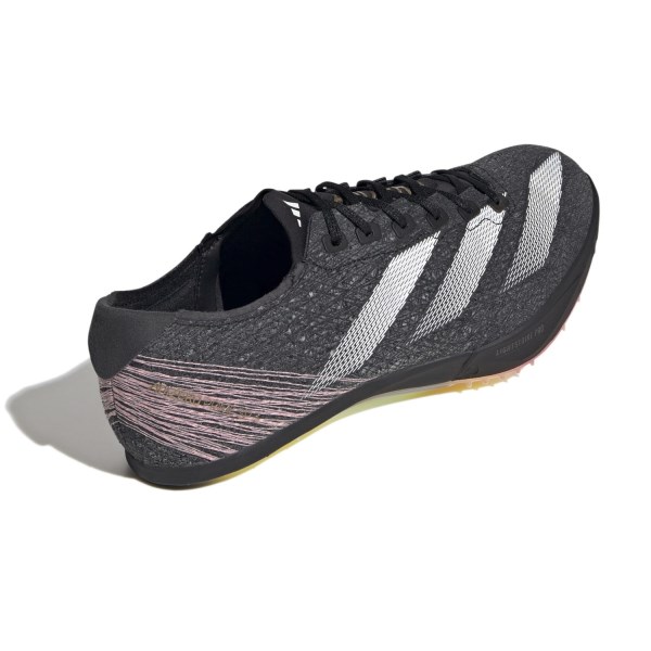 Adidas Adizero Prime SP 3 Strung - Unisex Track Sprint Spikes - Core Black/Zero Metallic/Spark