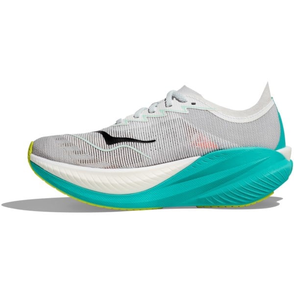 Hoka Mach X 2 - Womens Running Shoes - Frost/Electric Aqua