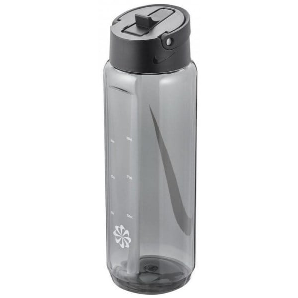 Nike TR Renew Recharge Straw Sports Water Bottle - 709ml - Anthracite/Black/White