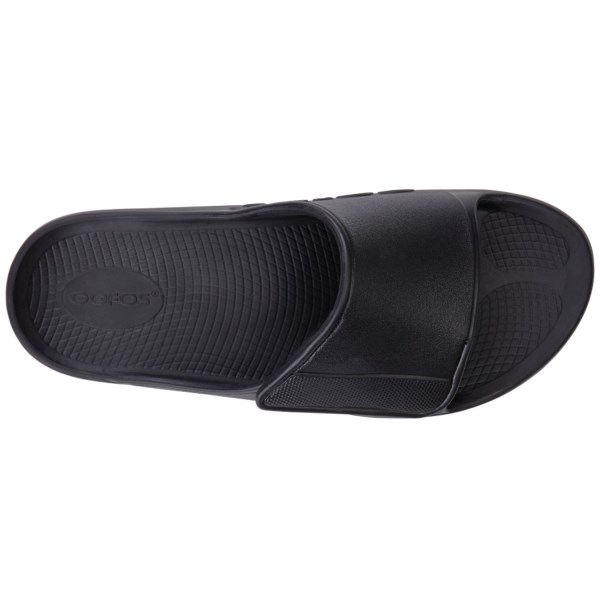 OOFOS OOAHH Sport Flex - Unisex Recovery Slides - Black Matte