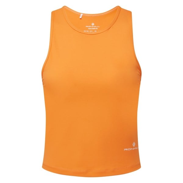 Ronhill Life Balance Womens Training Tank Top - Mango/Limestone