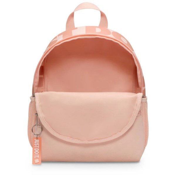Nike Brasilia JDI Kids Mini Backpack Bag - Washed Coral/Apricot Agate/Summit White