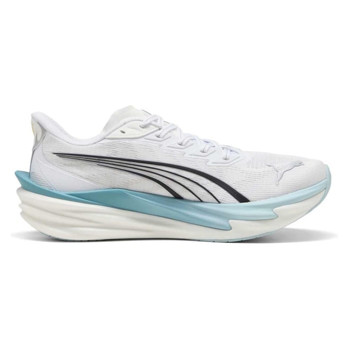 Puma Deviate Nitro 4 - Mens Running Shoes - Puma White/Fresh Water