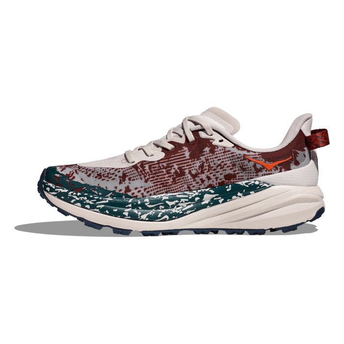 Hoka Speedgoat 6 - Mens Trail Running Shoes - Putty/Blue Twilight