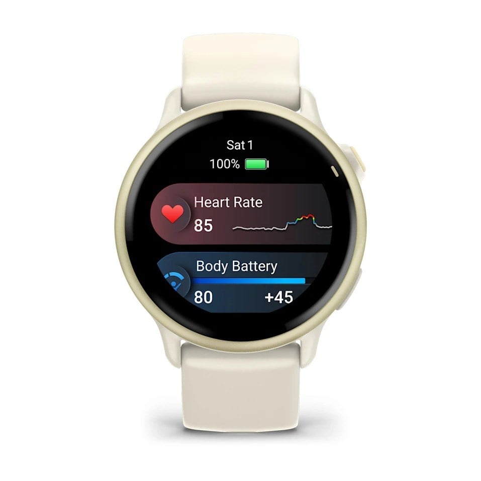 Garmin Vivoactive 6 GPS Smartwatch - Bone/Lunar Gold - image 7