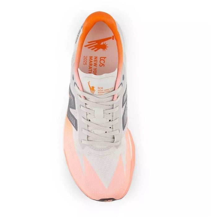 New Balance FuelCell Supercomp Elite v5 New York - Womens Racing Shoes - Grapefruit/Grey