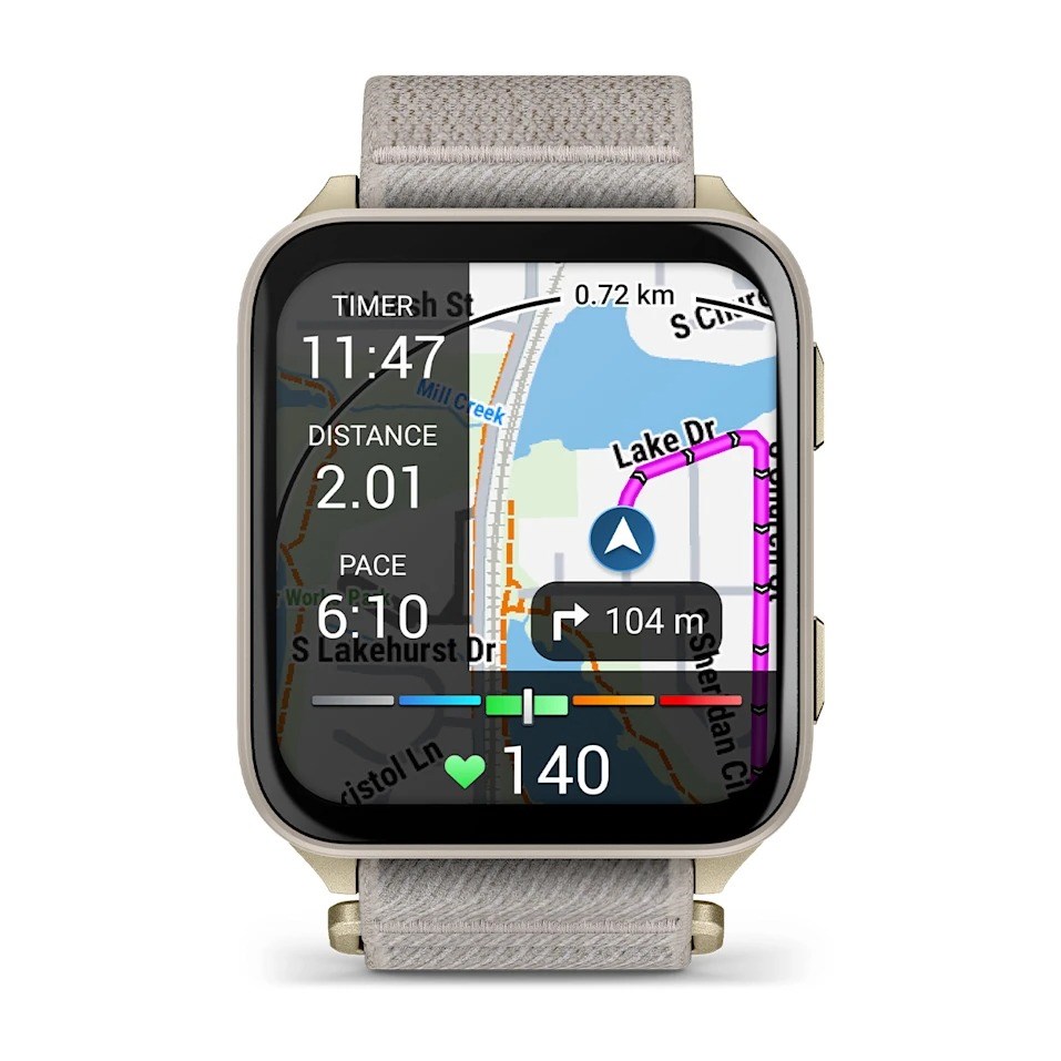 Garmin Venu X1 Premium Smartwatch - Soft Gold/Titanium/Grench Gray