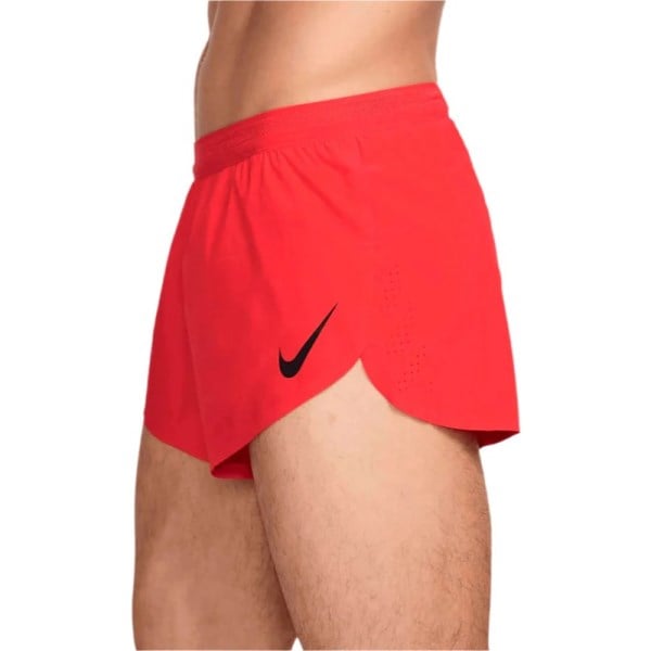 Nike AeroSwift ADV 4 Inch Brief-Lined Mens Running Shorts - Crimson/Black