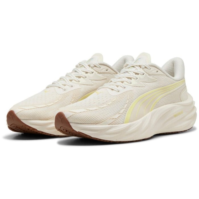 Puma Velocity Nitro 4 - Womens Running Shoes - Warm White/Gold Moon