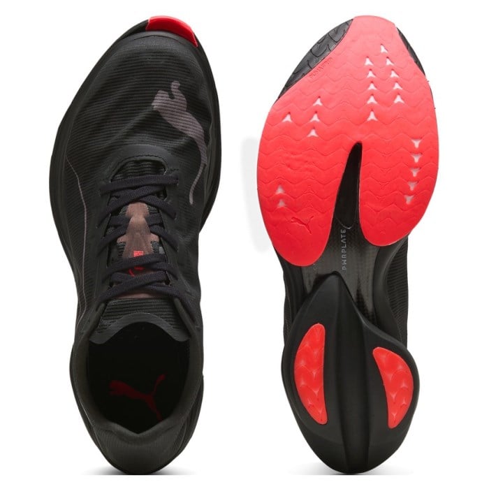 Puma Fast-R 3 Nitro Elite - Mens Racing Shoes - Black/Ultra Red - image 4