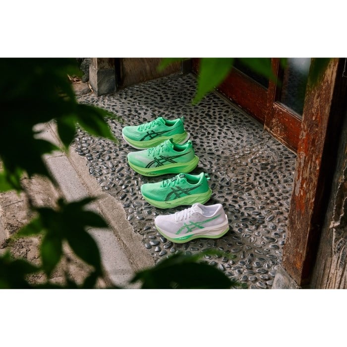 Asics Megablast Ekiden - Unisex Running Shoes - Vital Green/Black