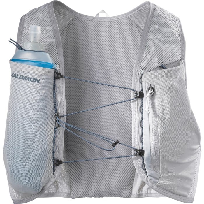 Salomon Hydra Access Vest 4 One Unisex Running Vest with Flask - Alloy/Grey Violet - image 2
